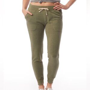 Joggers - Green Camo Print  Women's X-Large By Alternative‎ Apparel